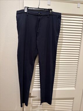 Men's Soft Stretch Pants in Navy Blue